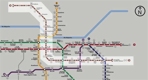 Línea 3 Metro Santiago .